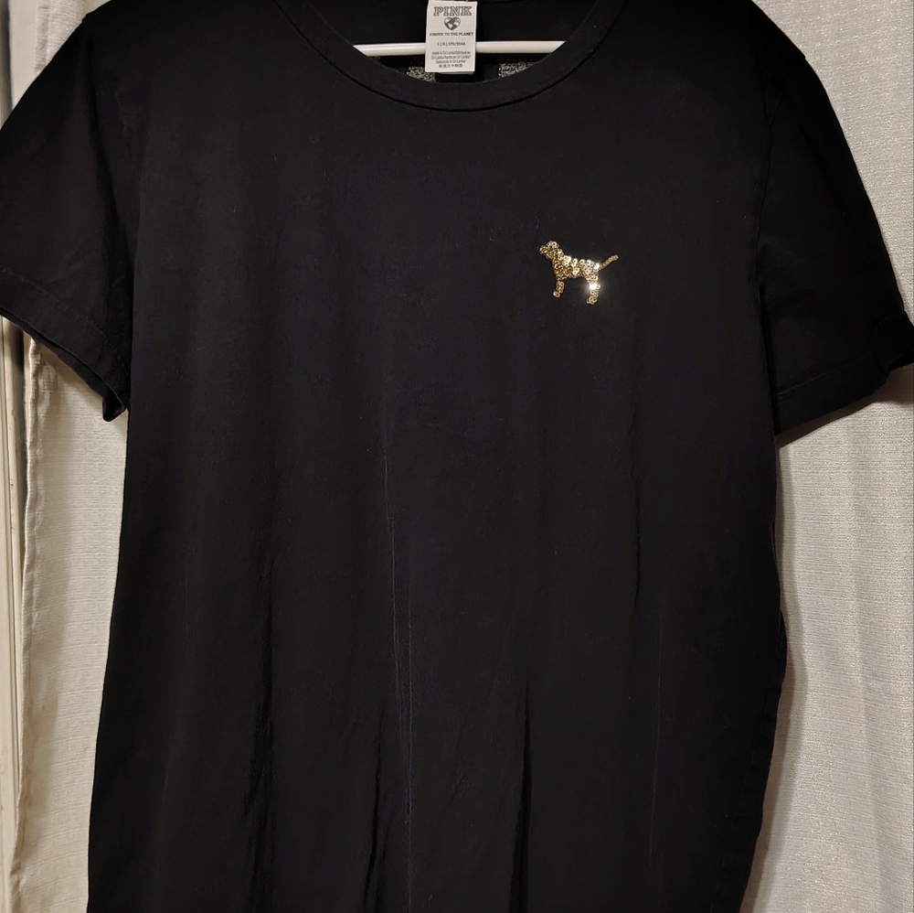 Victoria's Secret Pink Bling Campus Tee Shirt - Picture 13 of 13